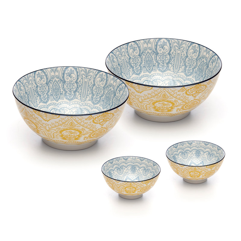 Bungalow Rose Rossini 4 Piece Dining Bowl Set Wayfair.ca